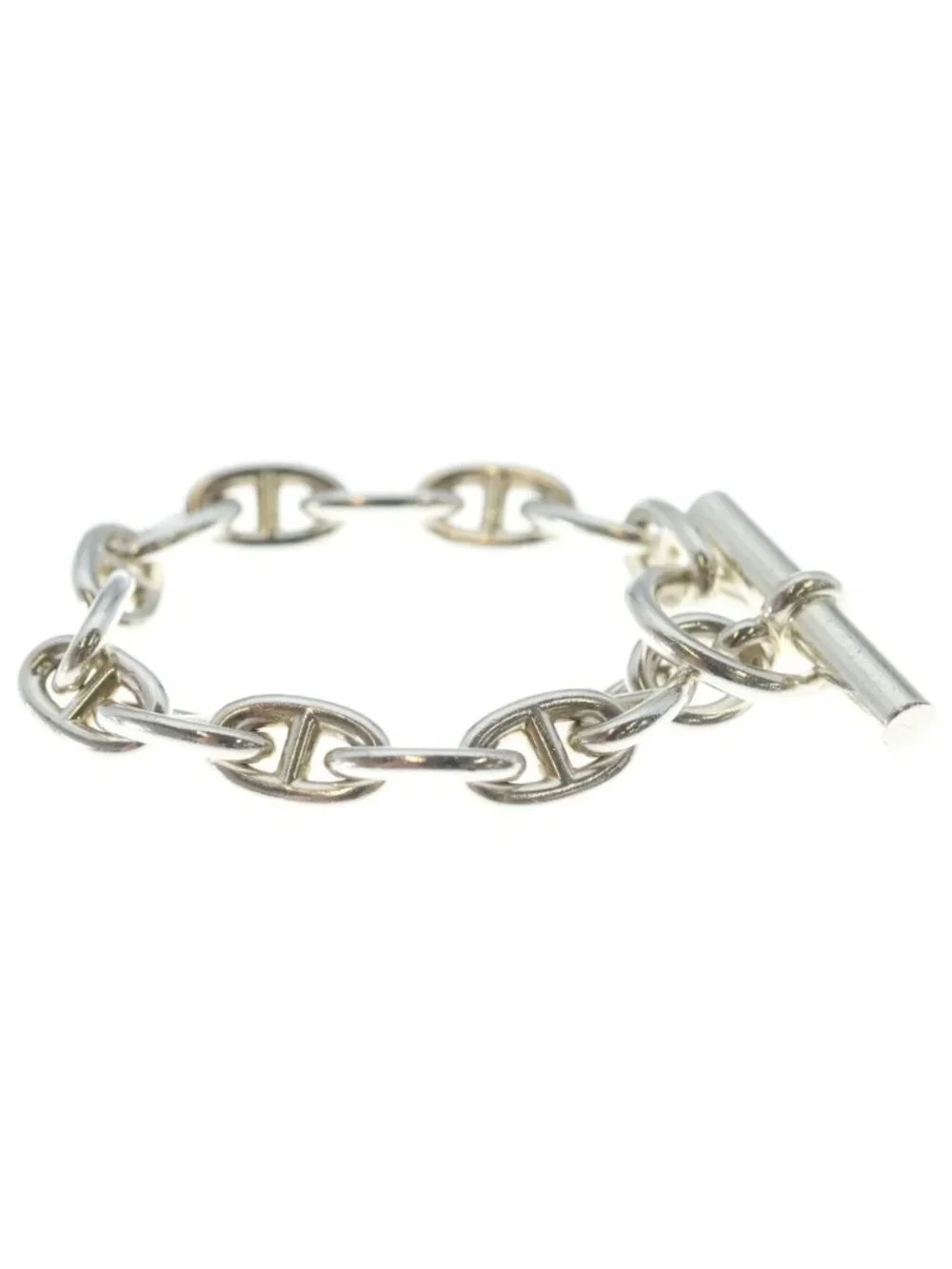 Hermes Chaine D'ancre MM Bracelet Silver Chain